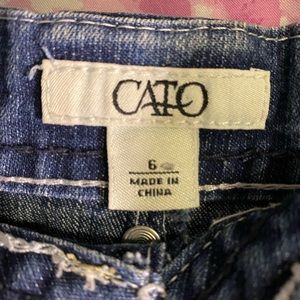 Distressed Maxi Jean Skirt